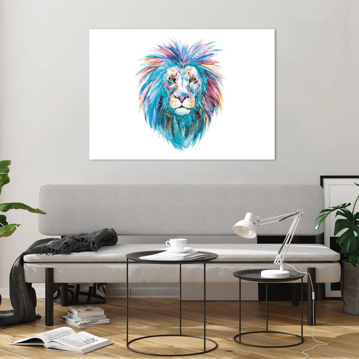 Glass picture - Electrifying Aura - 100x70 cm