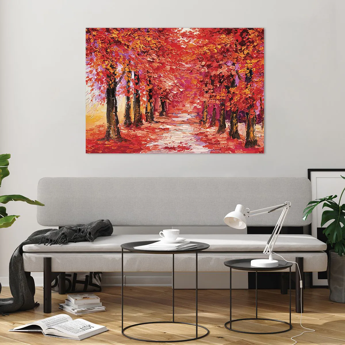 Üveg kép - Őszi benyomás - 100x70 cm