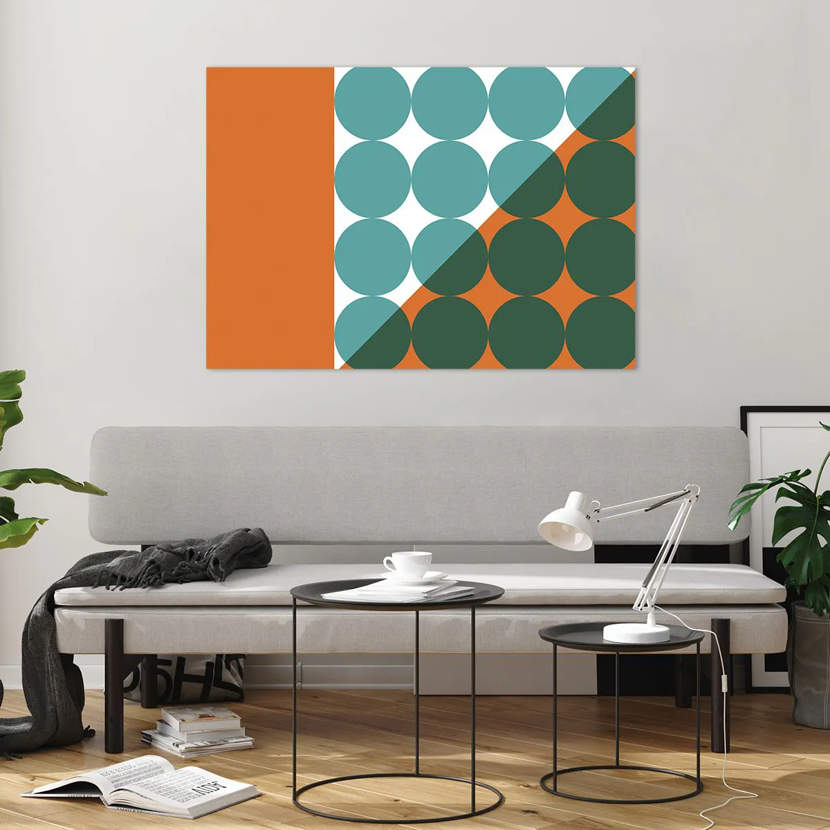 Obraz na skle - Nahoru a šikmo - 100x70 cm