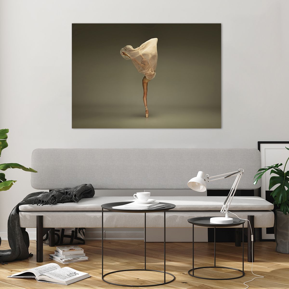 Impression sur Verre 120x80cm Tableaux Image Photo Moderne Pièce Ballet