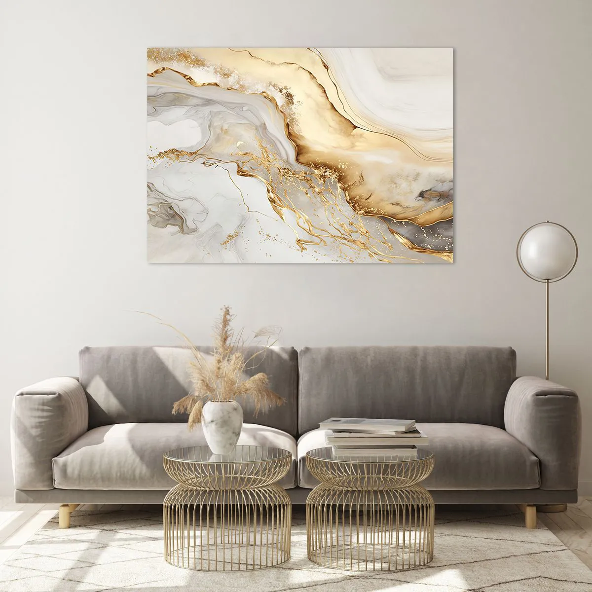 Üveg kép - Absztrakció: szépség és jóság - 100x70 cm