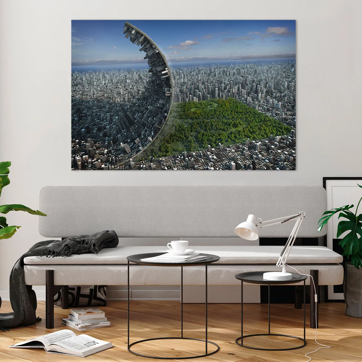 Glass picture - Nature Is Eternal - 120x80 cm