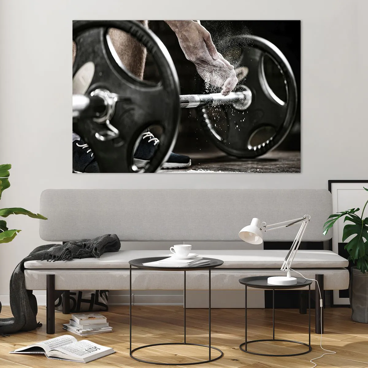 Glass picture - Challenge Accepted! - 120x80 cm