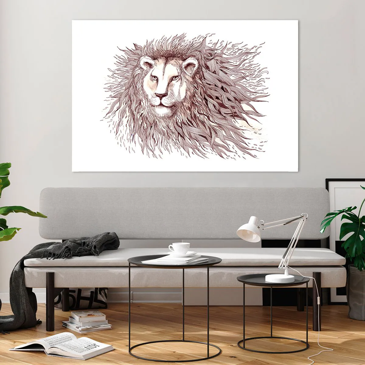 Tablou pe sticlă - Împăratul flamboaiant - 120x80 cm