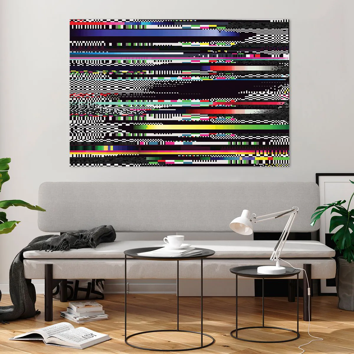 Tablou pe sticlă - Imaginea controlată a realității - 120x80 cm