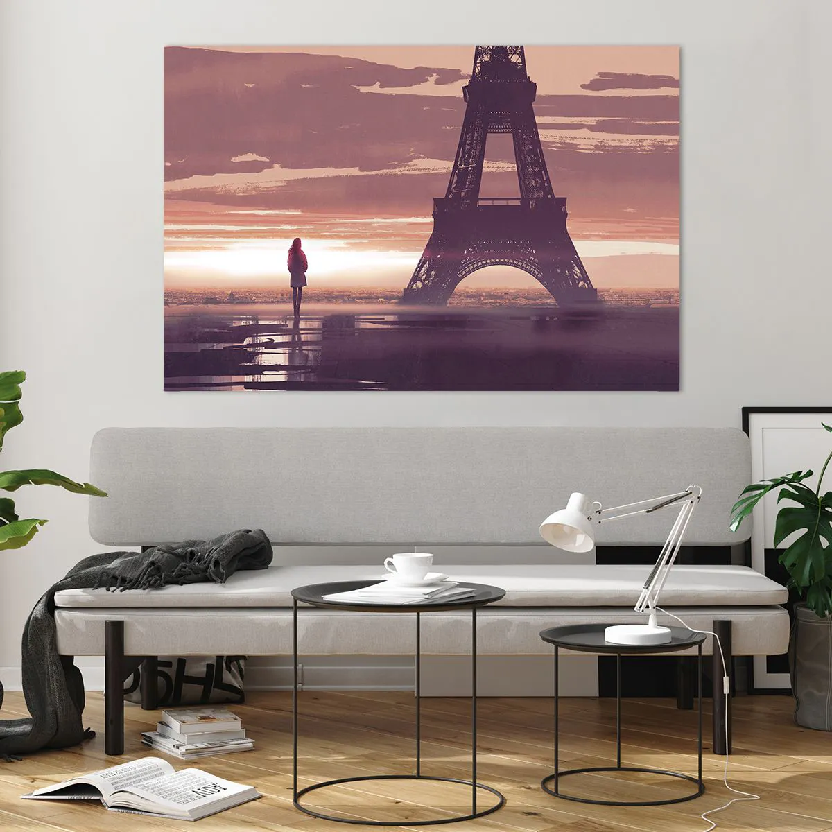 Billede på glas - Kun de to - 120x80 cm