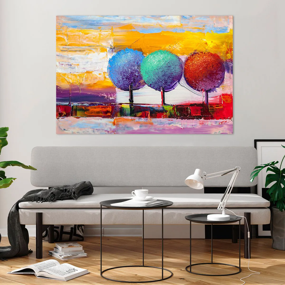 Glastavla - Bild på glas - Tredje gången gillt - 120x80 cm