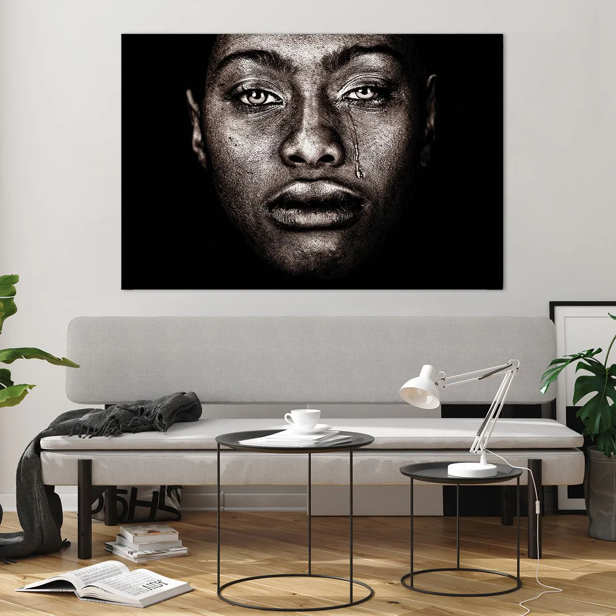 Üveg kép - Egy könnycsepp - 120x80 cm