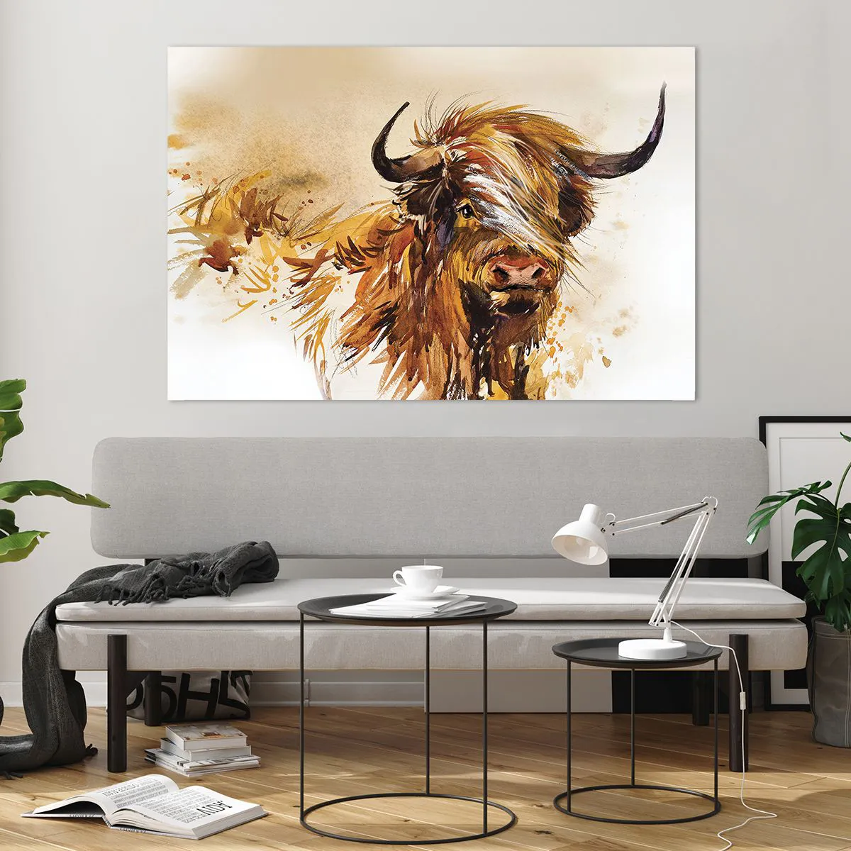 Üveg kép - A vadász büszkesége - 120x80 cm