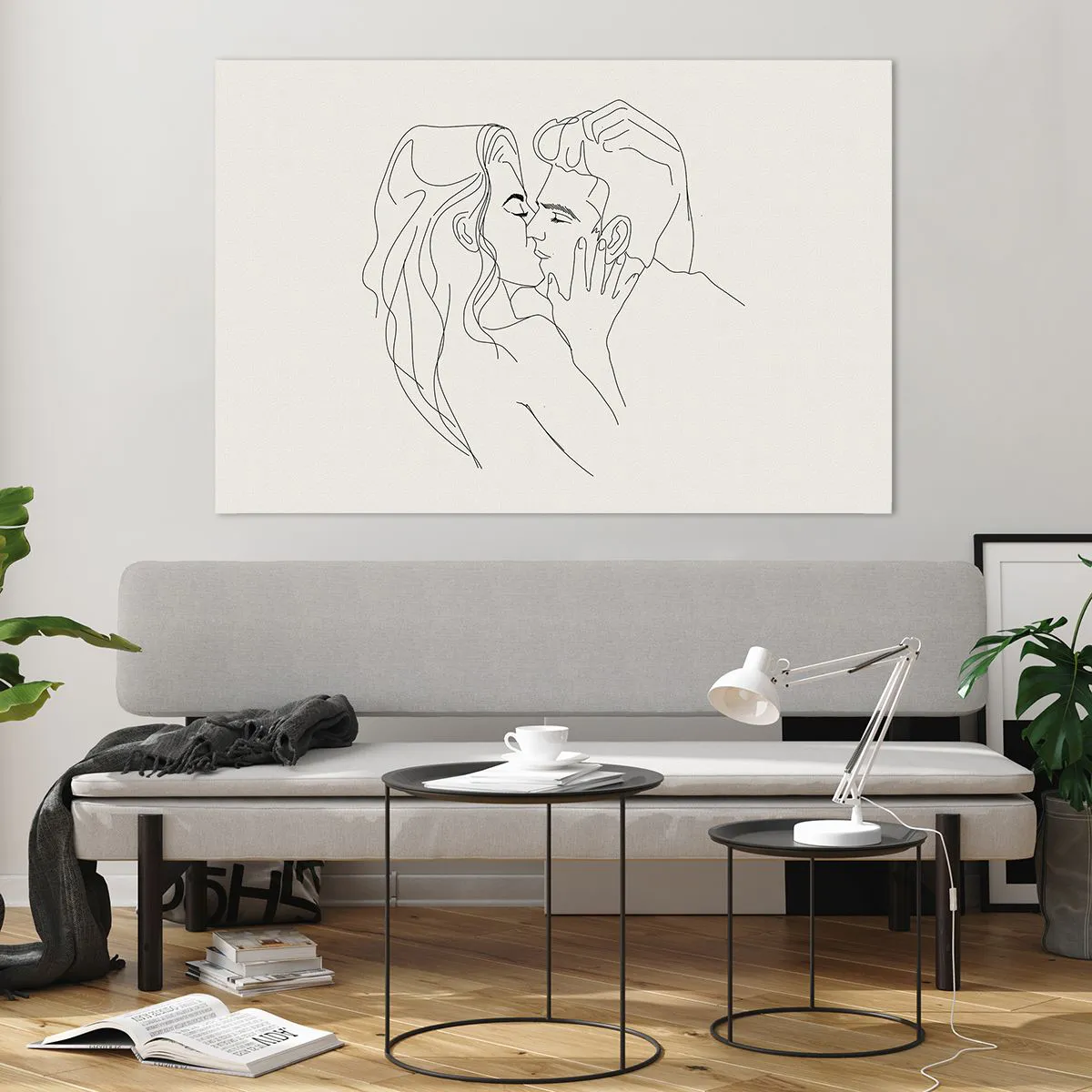 Obraz na skle - Zamotaní citom - 120x80 cm