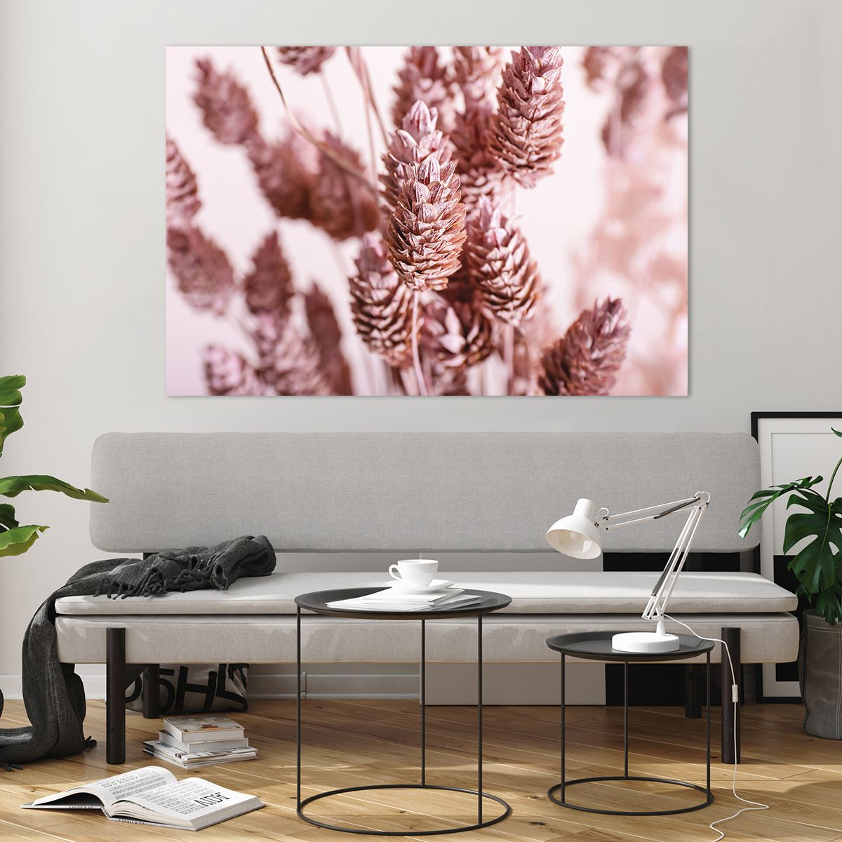 Glass picture  Dried Flower, Glass picture  Flower, Glass picture  Meadow, Glass picture  Nature, Glass picture  Pastel Colors