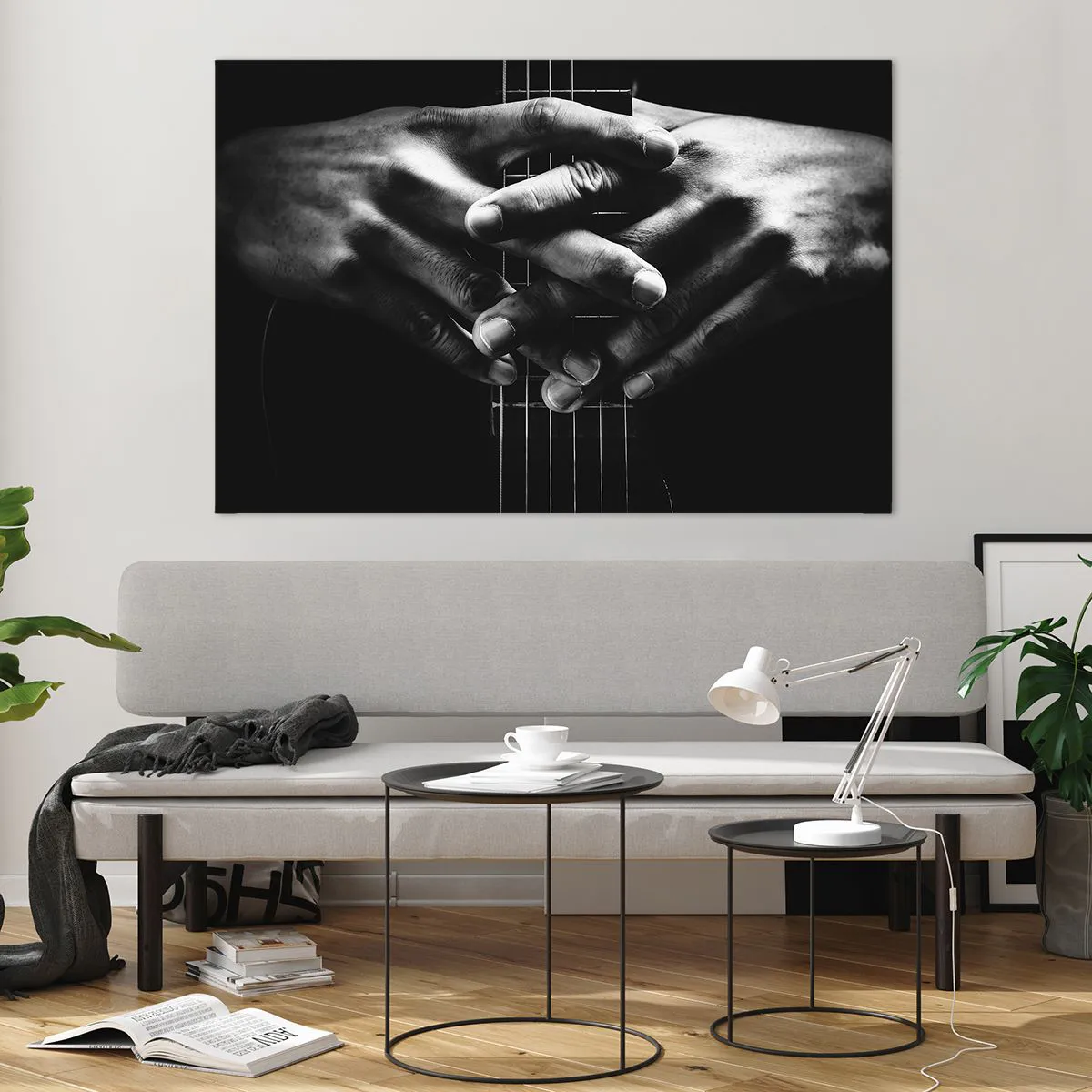 Üveg kép - Művész imája - 120x80 cm