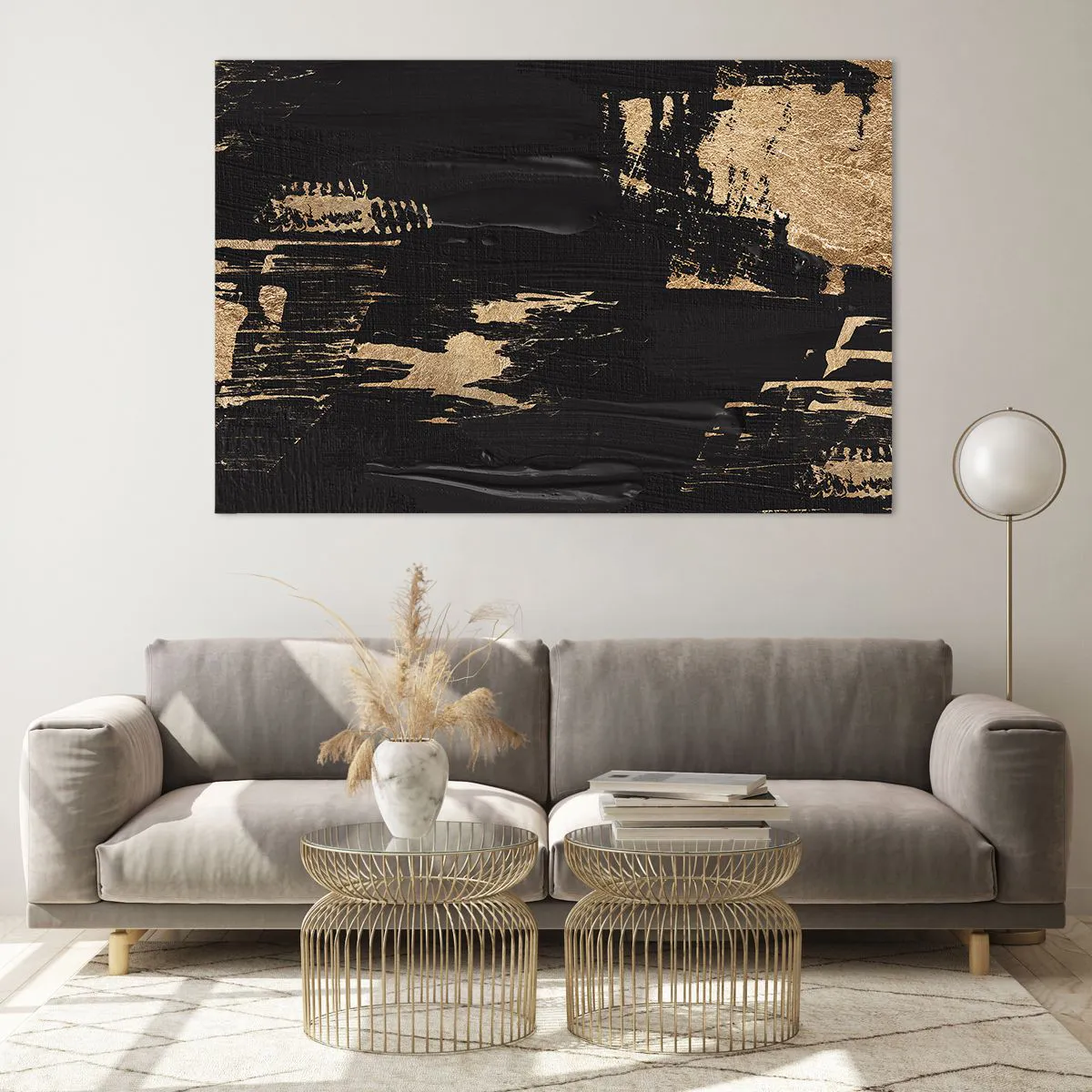 Üveg kép - Az érintés nyoma - 120x80 cm