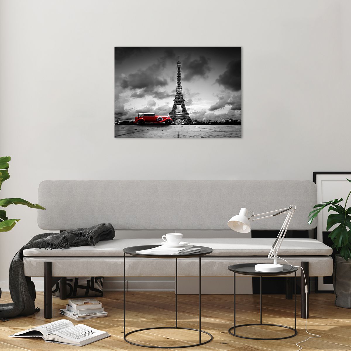 Obraz na skle Automobilový Průmysl, Obraz na skle Eiffelova Věž, Obraz na skle Paříž, Obraz na skle Auto, Obraz na skle Francie