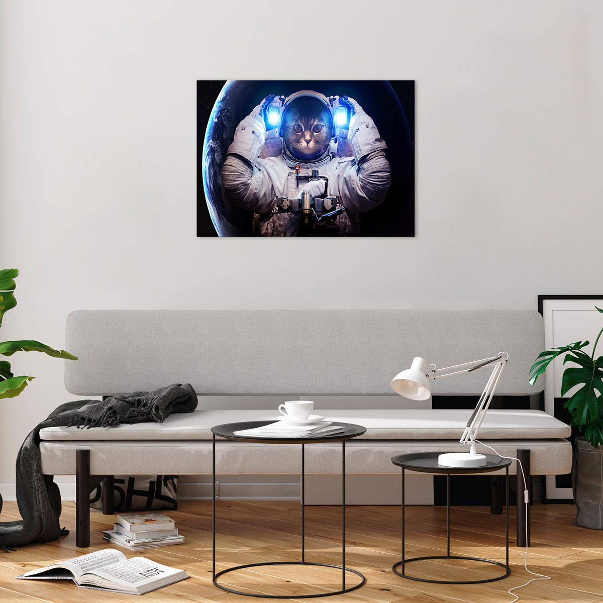Obraz na plátne Abstractie, Obraz na plátne Astronaut, Obraz na plátne Kosmos, Obraz na plátne Kunst, Obraz na plátne Kat
