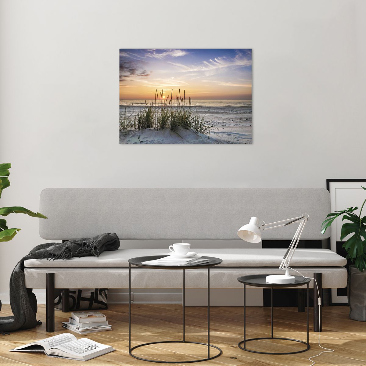 Obraz na plátne Landschap, Obraz na plátne Strand, Obraz na plátne Zee, Obraz na plátne De Zonsondergang, Obraz na plátne Duin