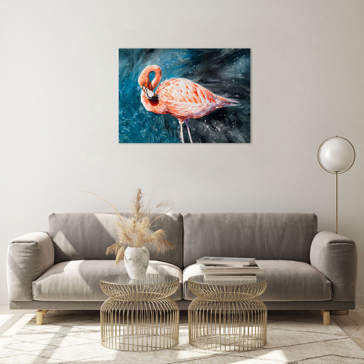 Schilderen op glas Flamingo, Schilderen op glas Vogel, Schilderen op glas Natuur
