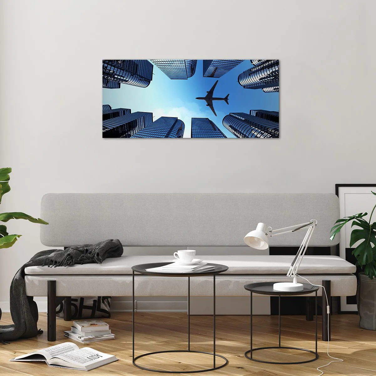 Impression sur verre - Image sur verre - La vue depuis le ravin de verre - 100x40 cm