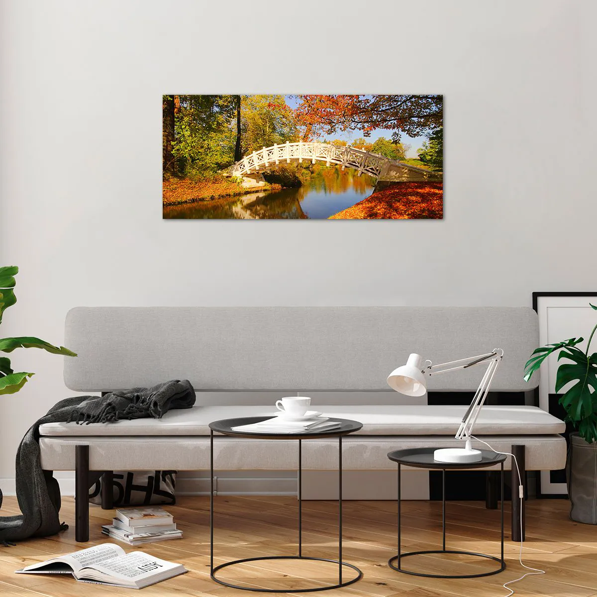 Impression sur verre - Image sur verre - Sur le pont blanc des soupirs - 100x40 cm