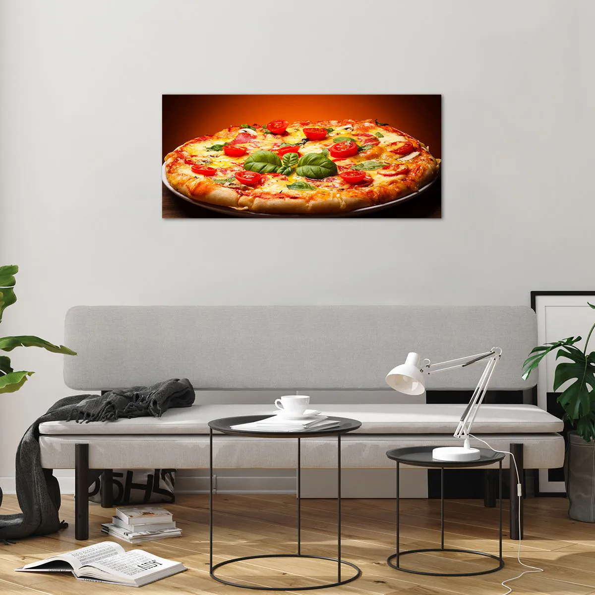 Quadro em vidro - Mamma mia! - 100x40 cm