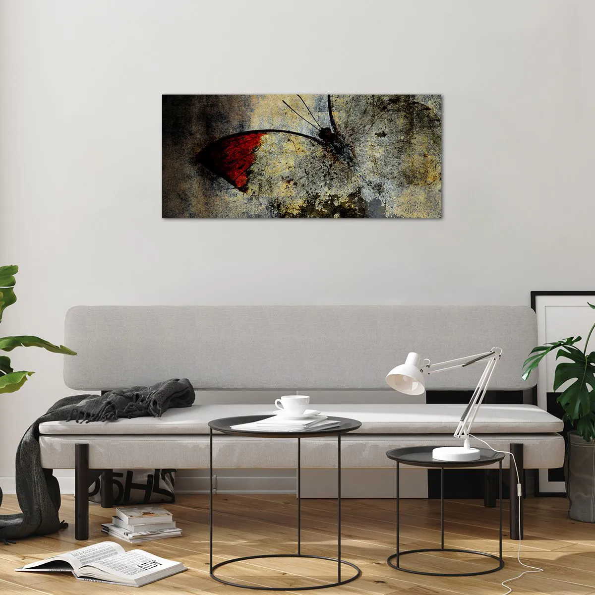 Glasbild - Bild auf glas - Pass auf, bevor ich verschwinde - 100x40 cm