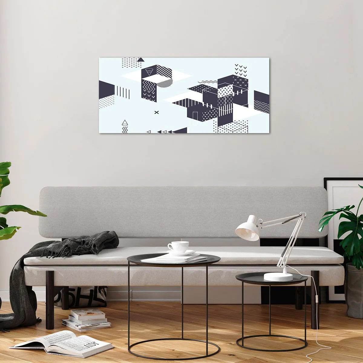 Glasbild - Bild auf glas - In der Seele eines Mathematikers - 100x40 cm