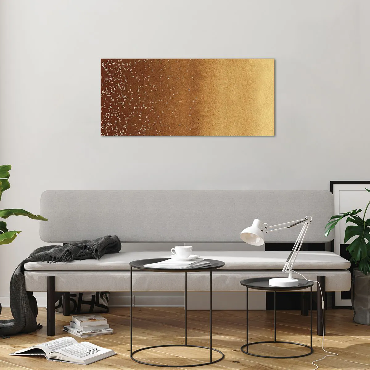 Üveg kép - A fény születése - 100x40 cm