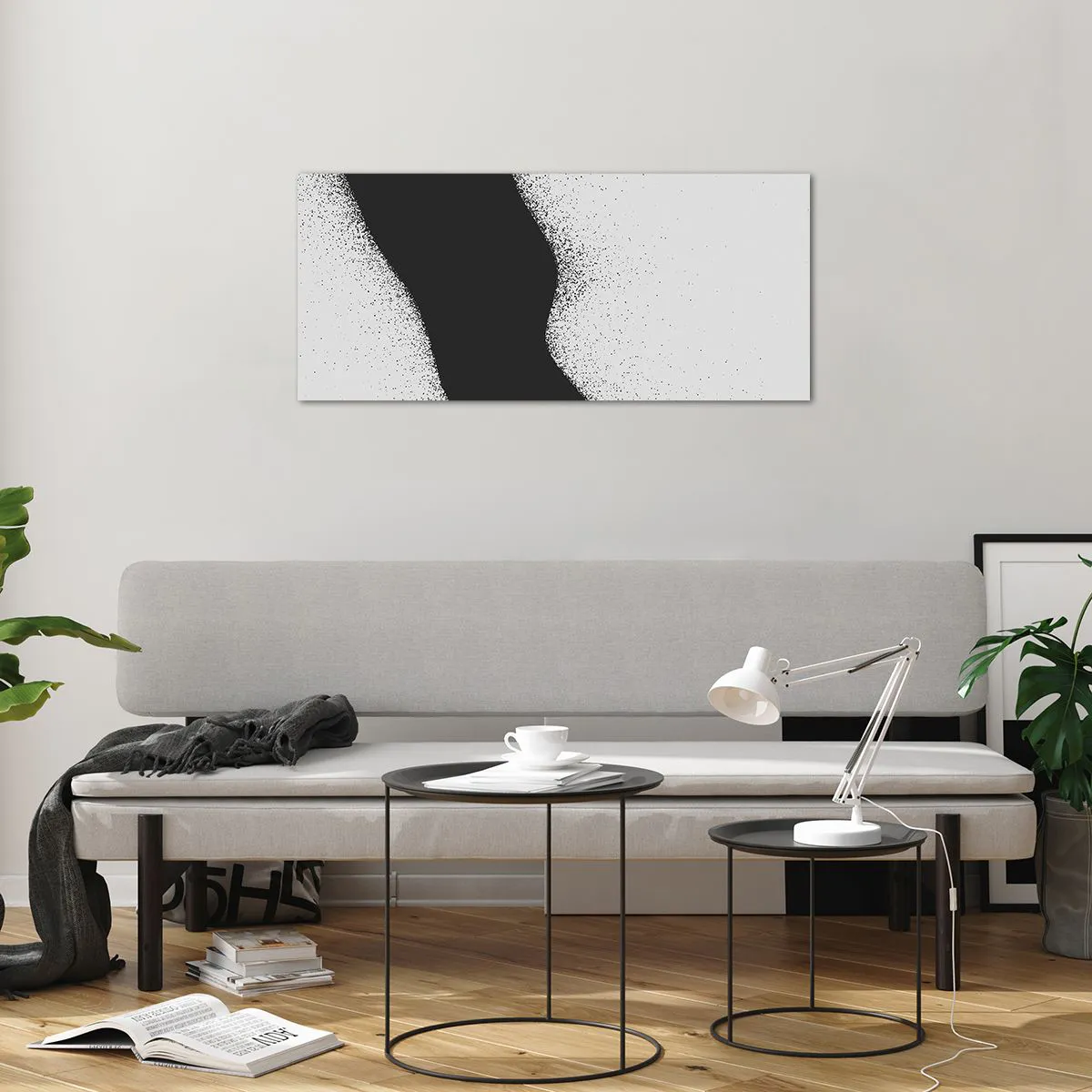 Glass picture - Fluid Balance - 100x40 cm