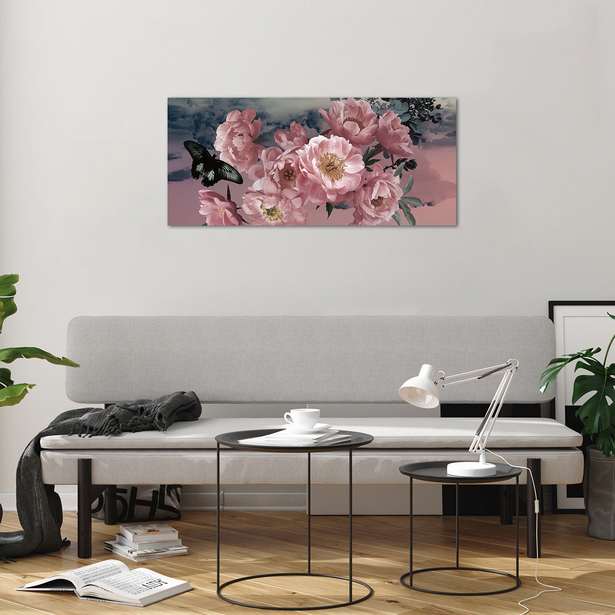 Glass picture  Peony Flower, Glass picture  Butterfly, Glass picture  Flowers, Glass picture  Bouquet Of Flowers, Glass picture  Design