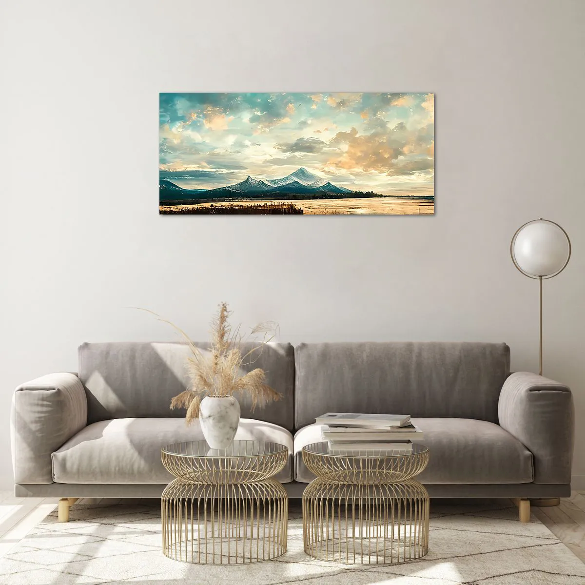 Glass picture - Under Heaven's Protection - 100x40 cm