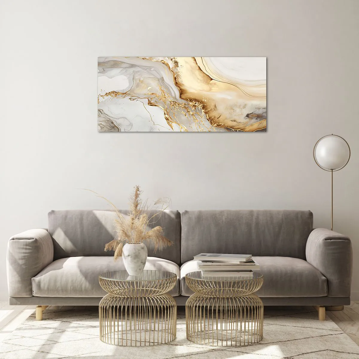 Üveg kép - Absztrakció: szépség és jóság - 100x40 cm