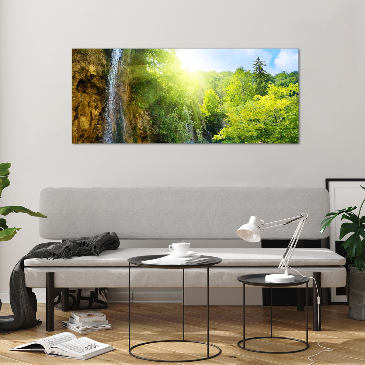 Bilder auf glas Wasserfall, Bilder auf glas Kroatien, Bilder auf glas Paradies, Bilder auf glas Wasser, Bilder auf glas Natur