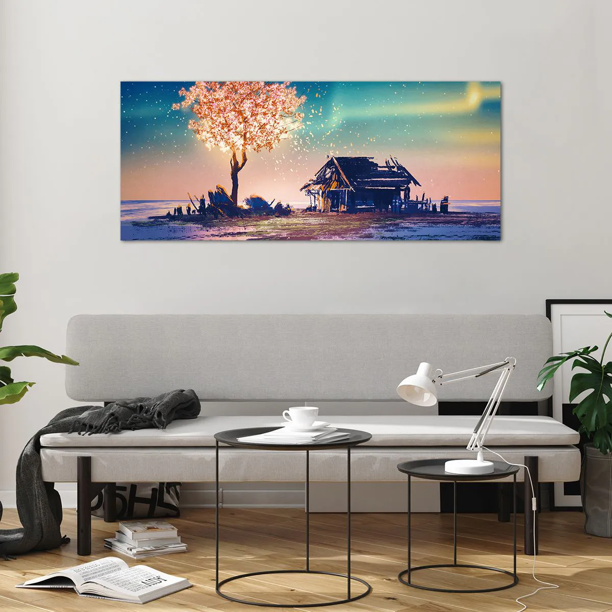 Üveg kép - A természet nem múlik el - 120x50 cm