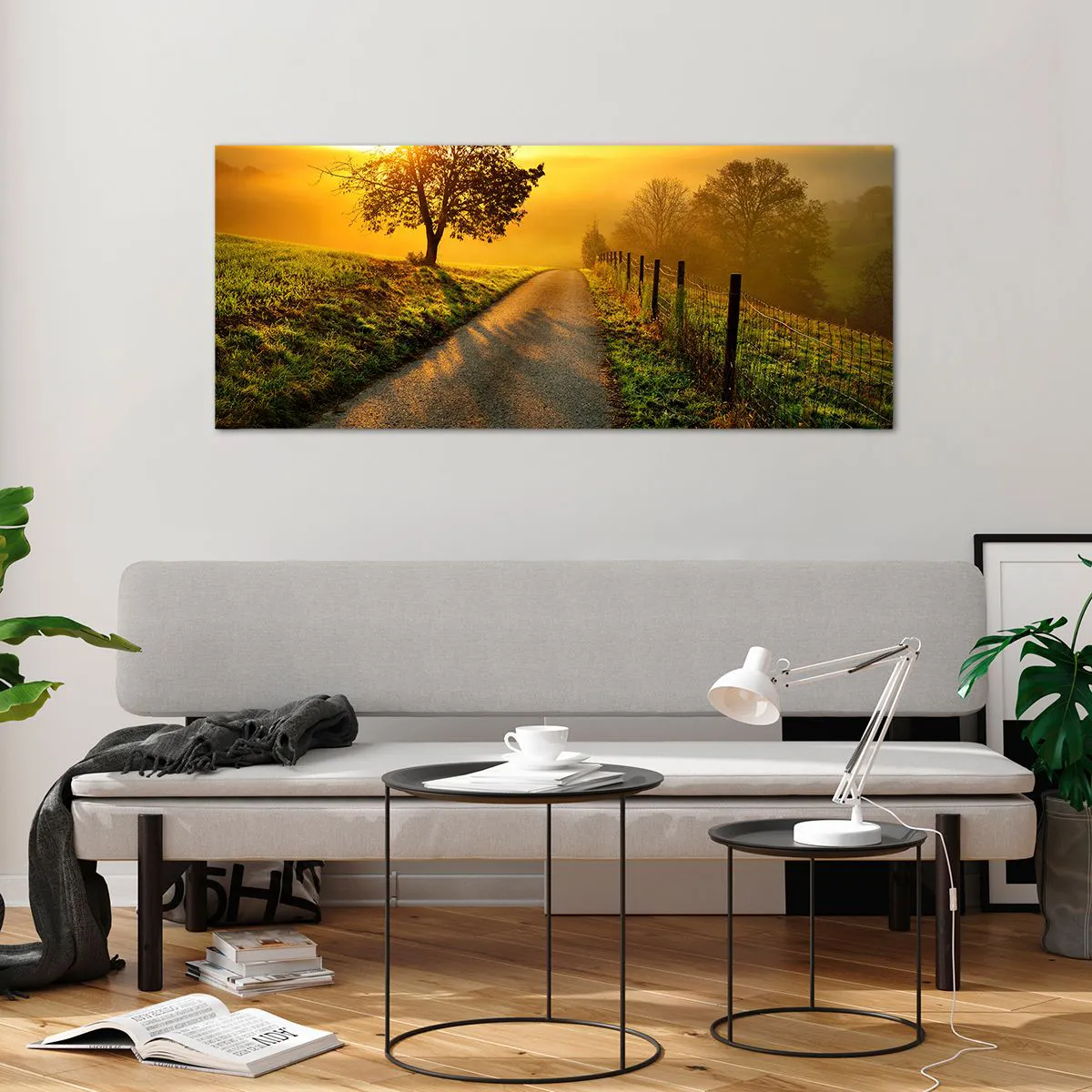 Obraz na skle - Medové odpoledne - 120x50 cm