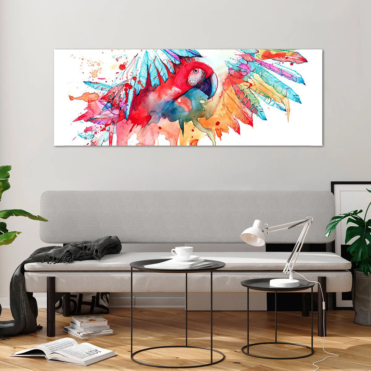Quadro em vidro - . - 140x50 cm