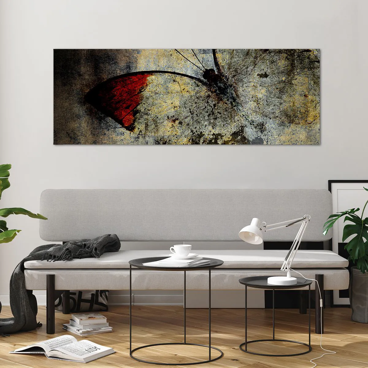 Tablou pe sticlă - Privește înainte să dispar - 140x50 cm