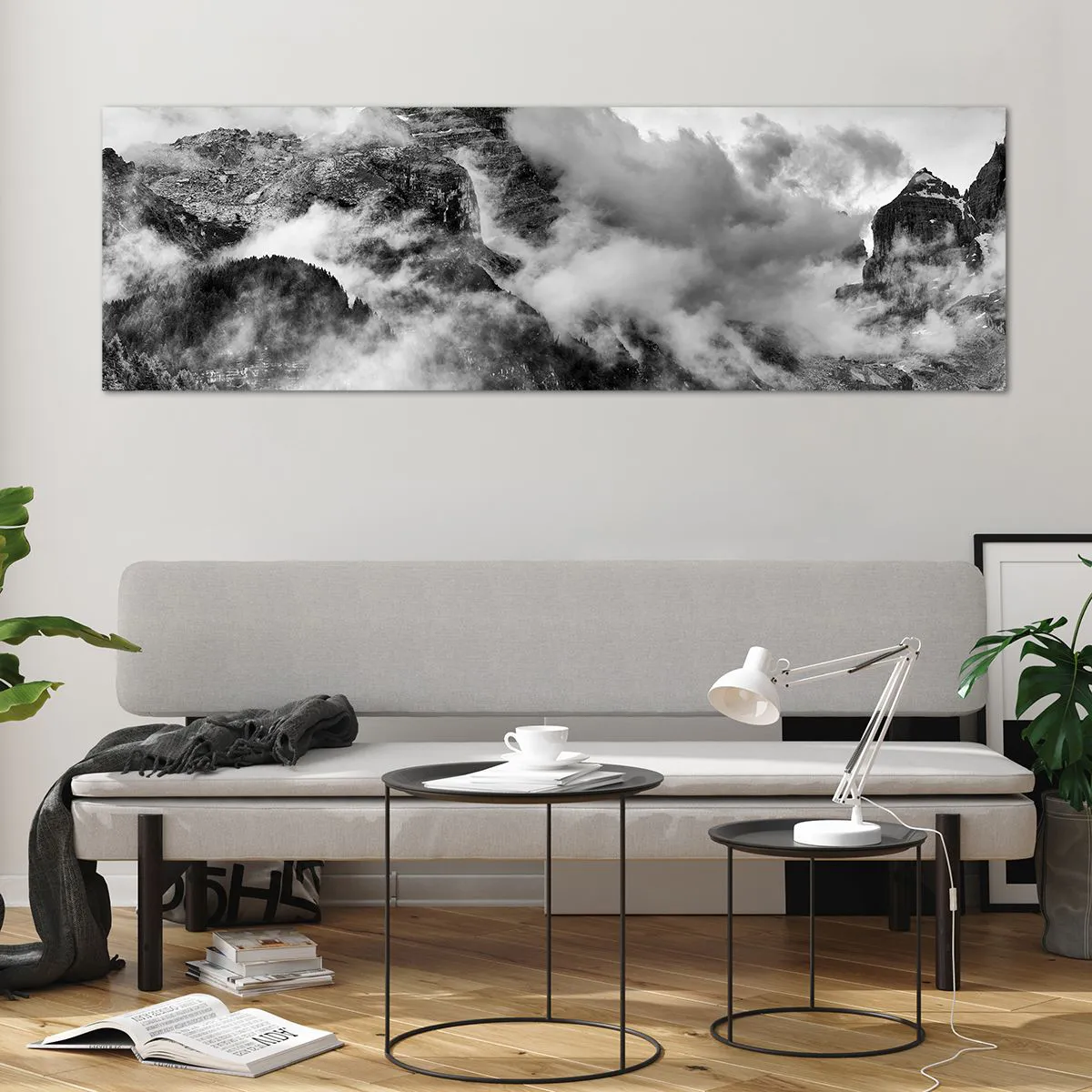 Schilderen op glas - Mooi en wreed - 160x50 cm