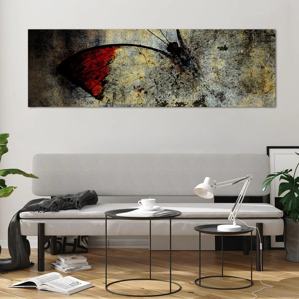 Tablou pe sticlă - Privește înainte să dispar - 160x50 cm