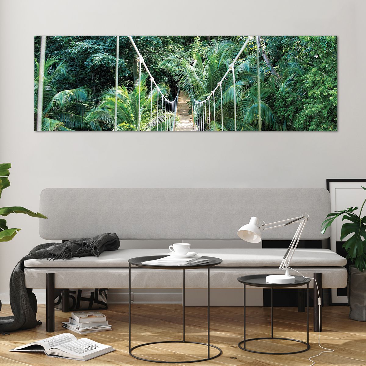 Bilder auf glas Landschaft, Bilder auf glas Urwald, Bilder auf glas Honduras, Bilder auf glas Hängende Brücke, Bilder auf glas Natur