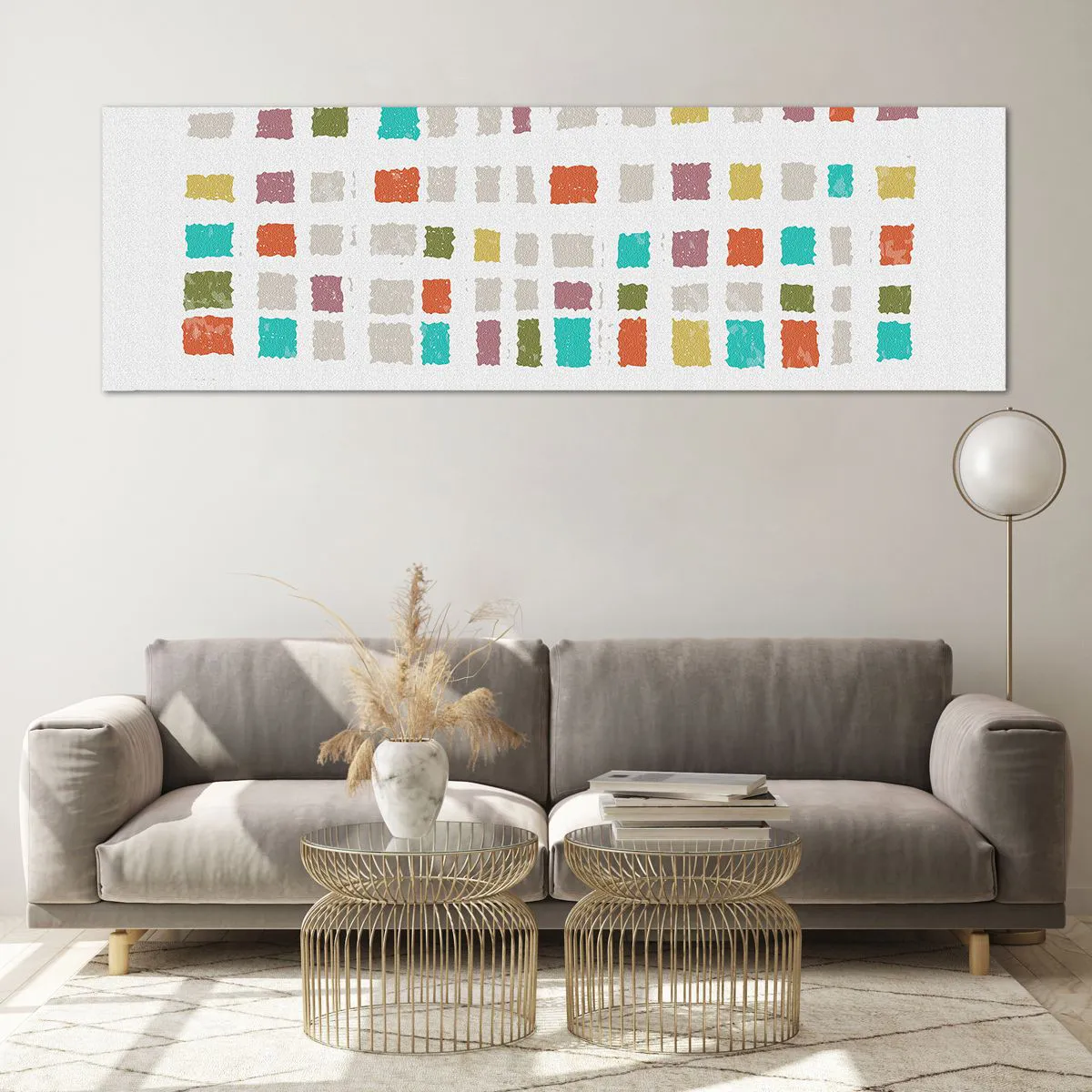 Tablou pe sticlă - Joc necunoscut - 160x50 cm