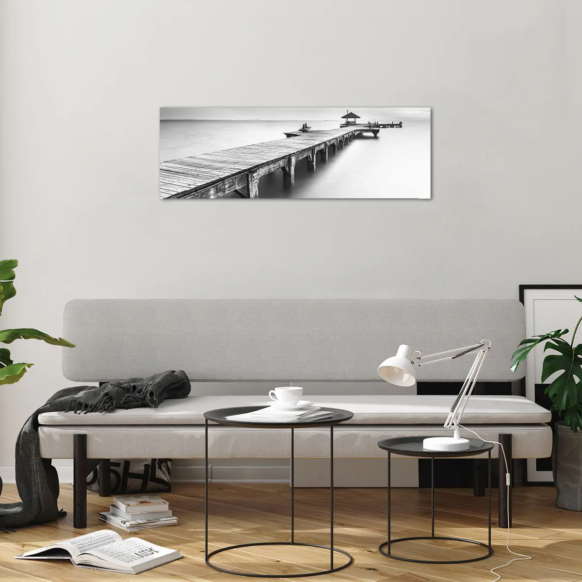 Glass picture - Into the Distance - 90x30 cm