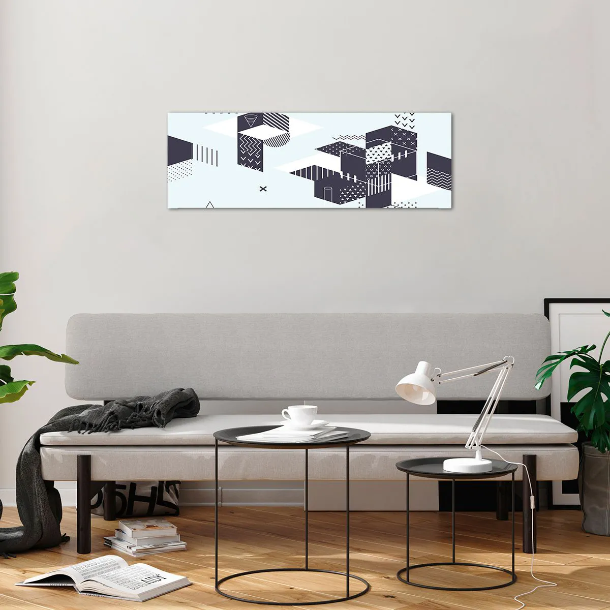 Obraz na szkle - W duszy matematyka - 90x30 cm