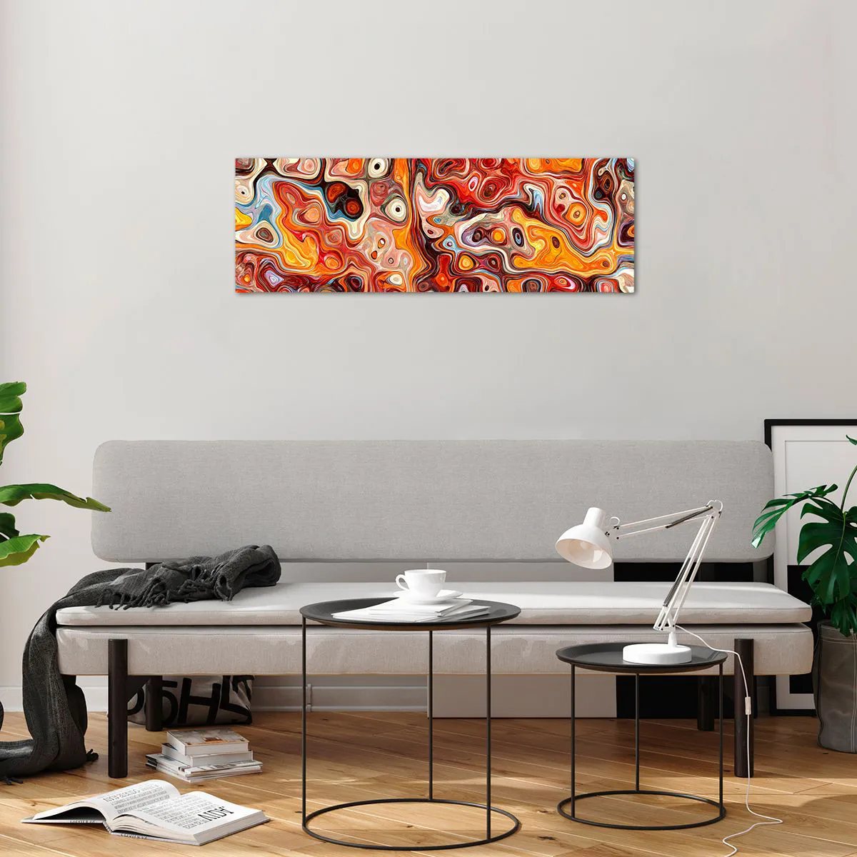 Impression sur verre - Image sur verre - Si les noix fondaient dans du miel - 90x30 cm