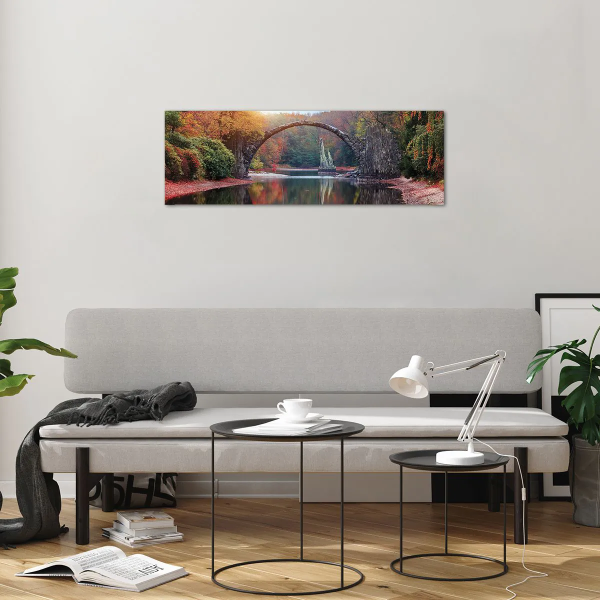 Üveg kép - A tükör másik oldalán - 90x30 cm