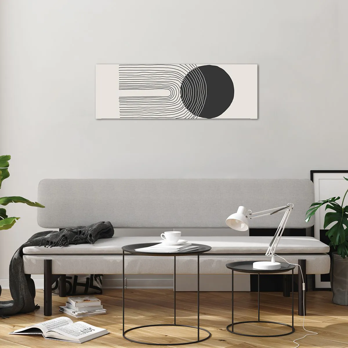 Cuadro sobre vidrio - Impresiones sobre Vidrio - Temblor y certeza - 90x30 cm