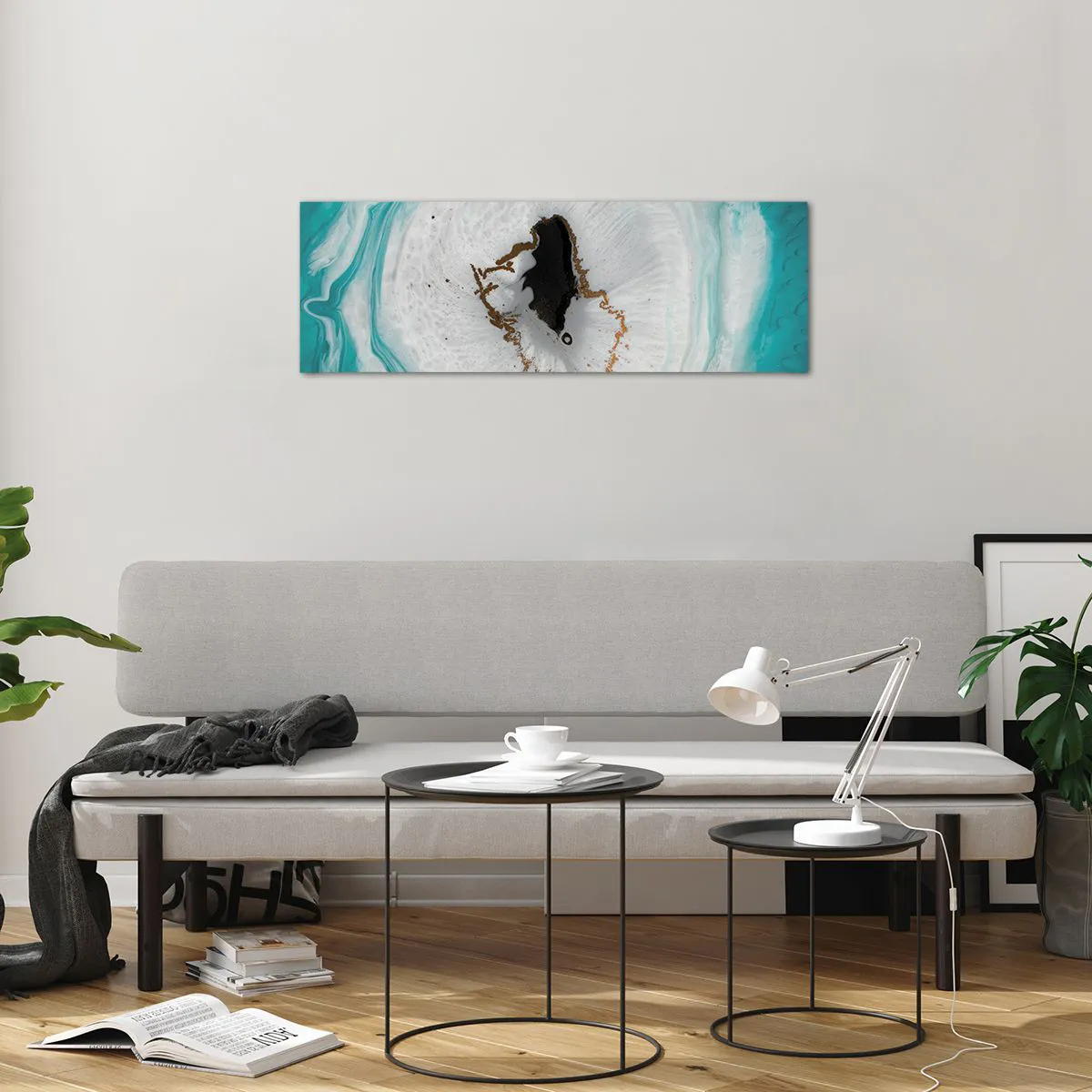 Üveg kép - Behatolni - 90x30 cm