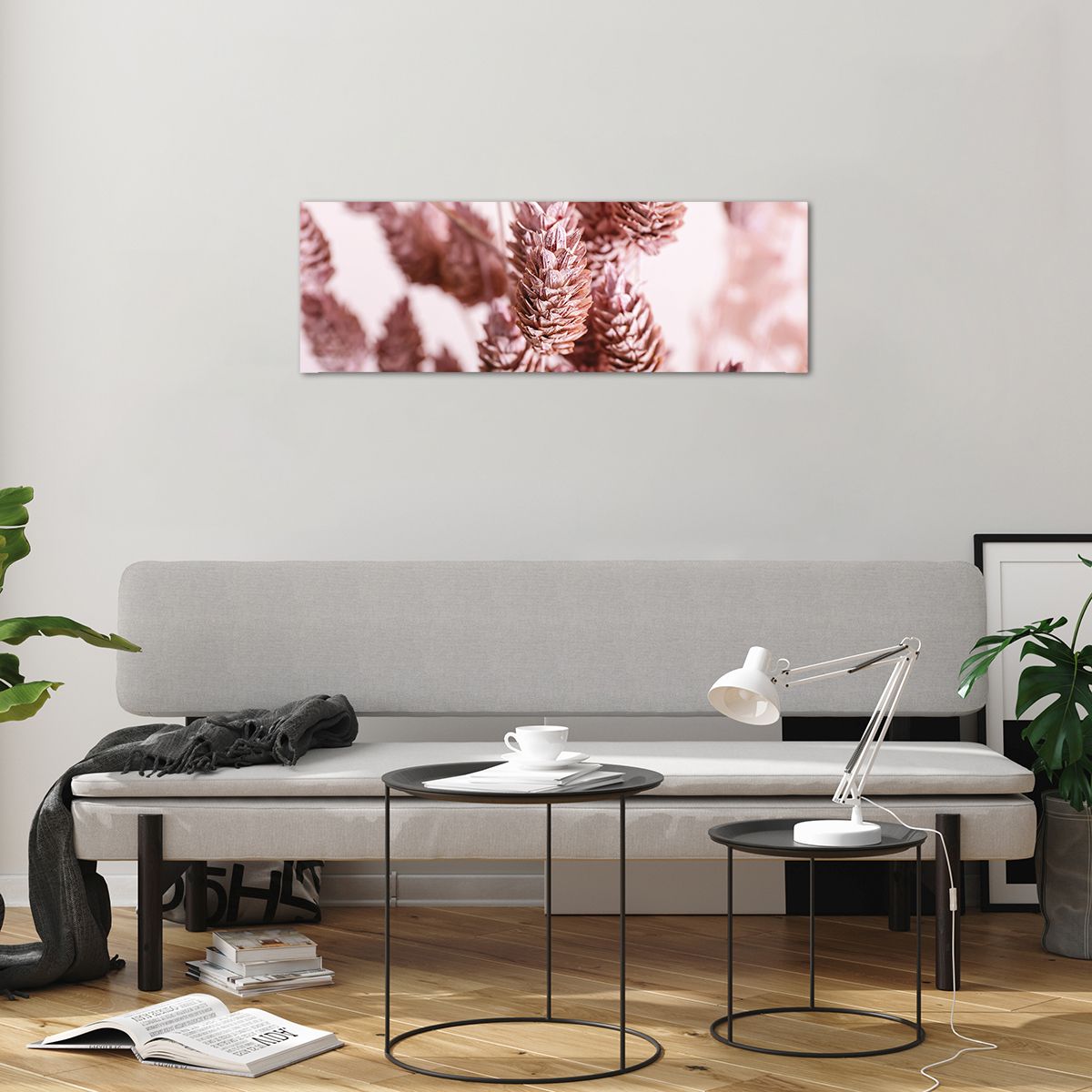 Glass picture  Dried Flower, Glass picture  Flower, Glass picture  Meadow, Glass picture  Nature, Glass picture  Pastel Colors