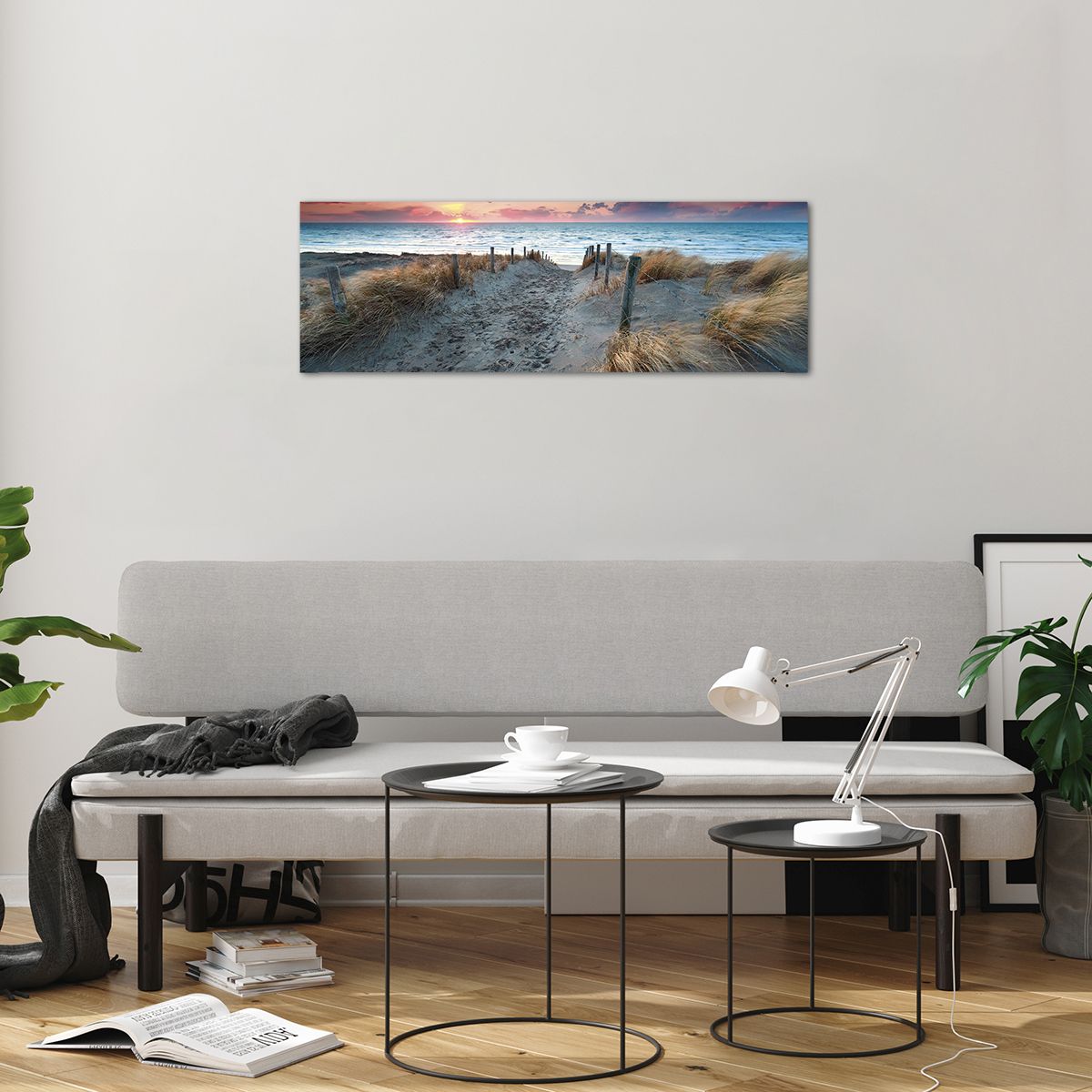 Obraz na plátne Landschap, Obraz na plátne Zee, Obraz na plátne Strand, Obraz na plátne Duin, Obraz na plátne De Zonsondergang