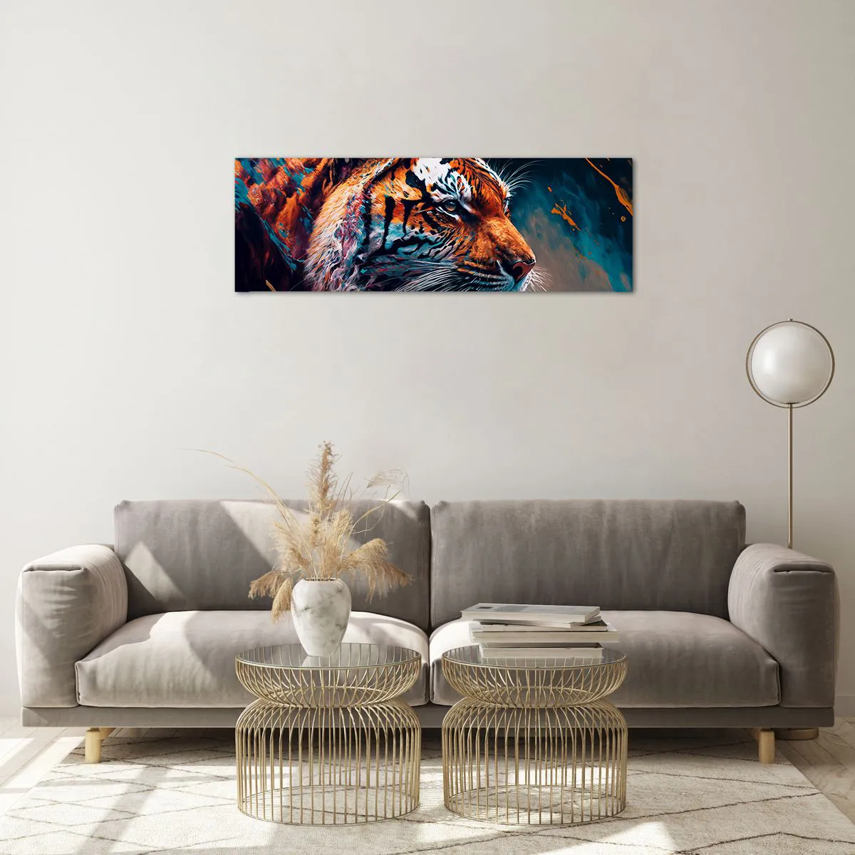 Obraz na skle - Divoká krása - 90x30 cm