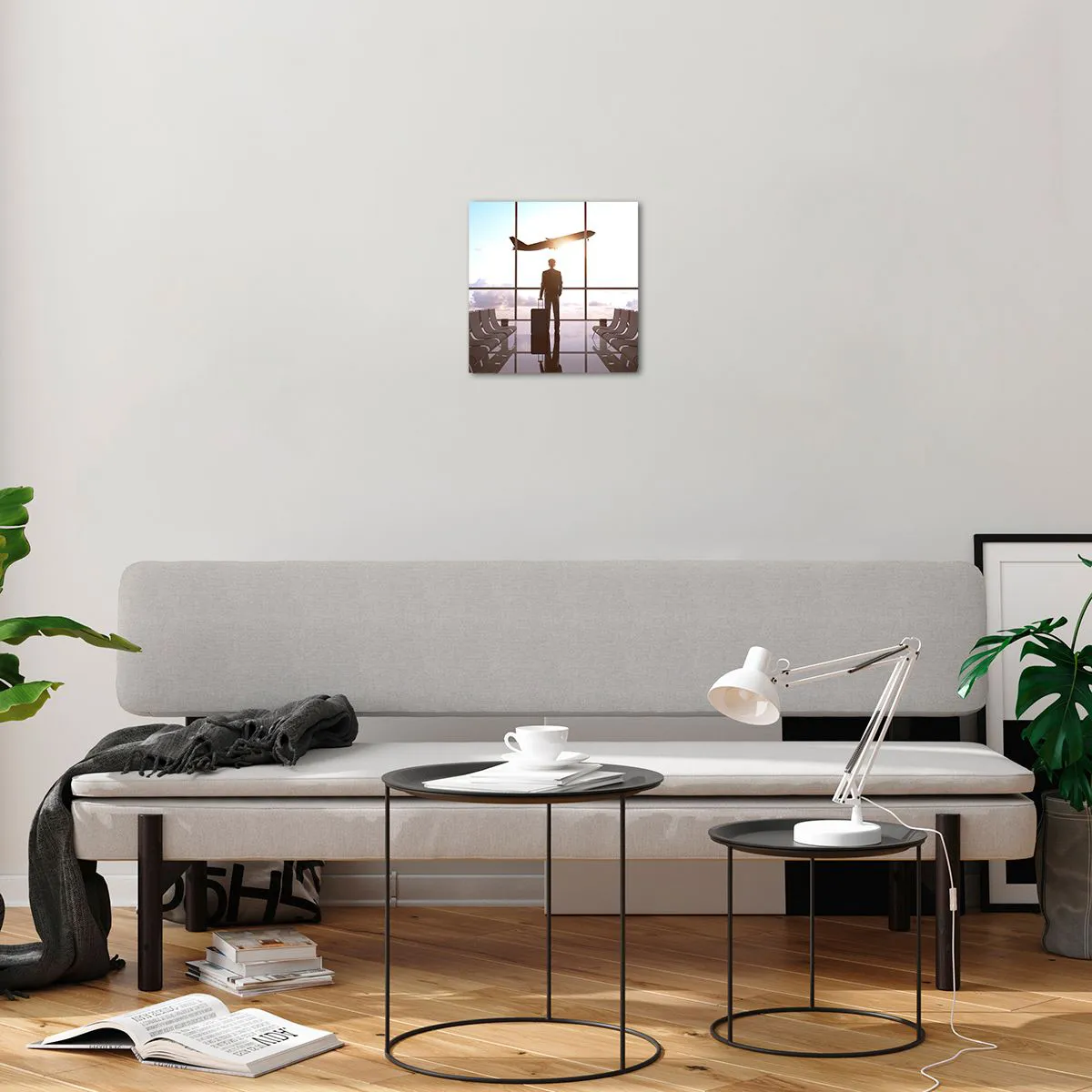 Glasbild - Bild auf glas - Du hast Zeit, lass dir Zeit - 30x30 cm